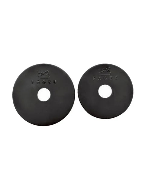 Fager Bidskiver 75 mm sort