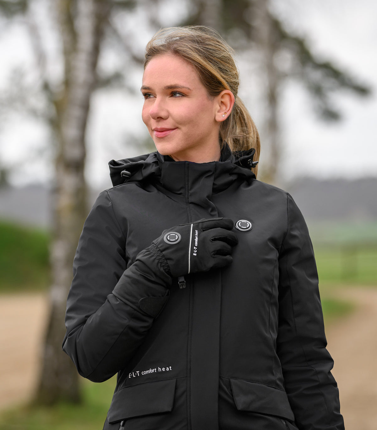 ELT Comfort vinter ridehandske med indbygget varme