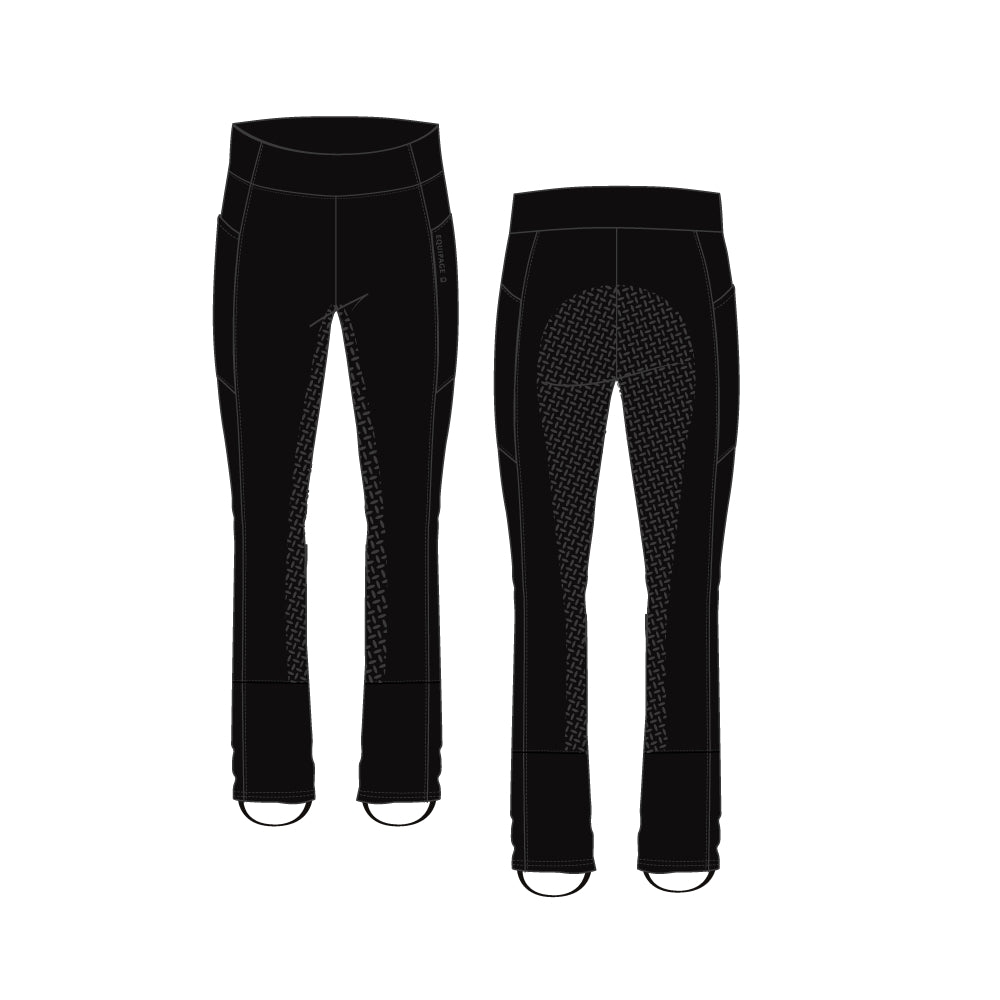 Equipage Austin fleece jodhpur-tights med fullgrip