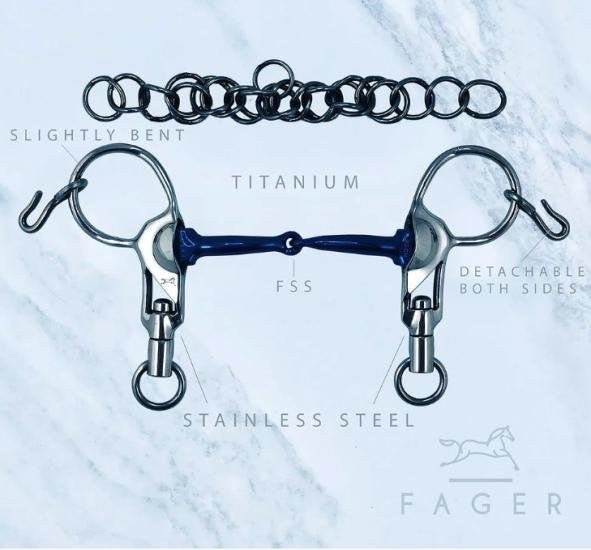 FAGER 2 delt stangbid m lock - Sabina
