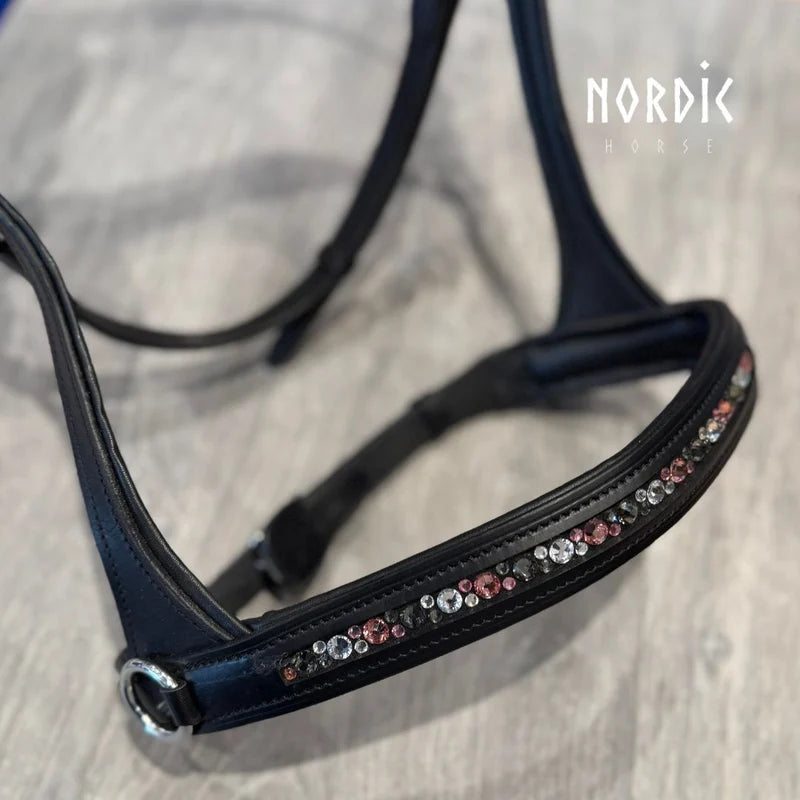 Nordic Horse sidepull - Colour Mix Pink