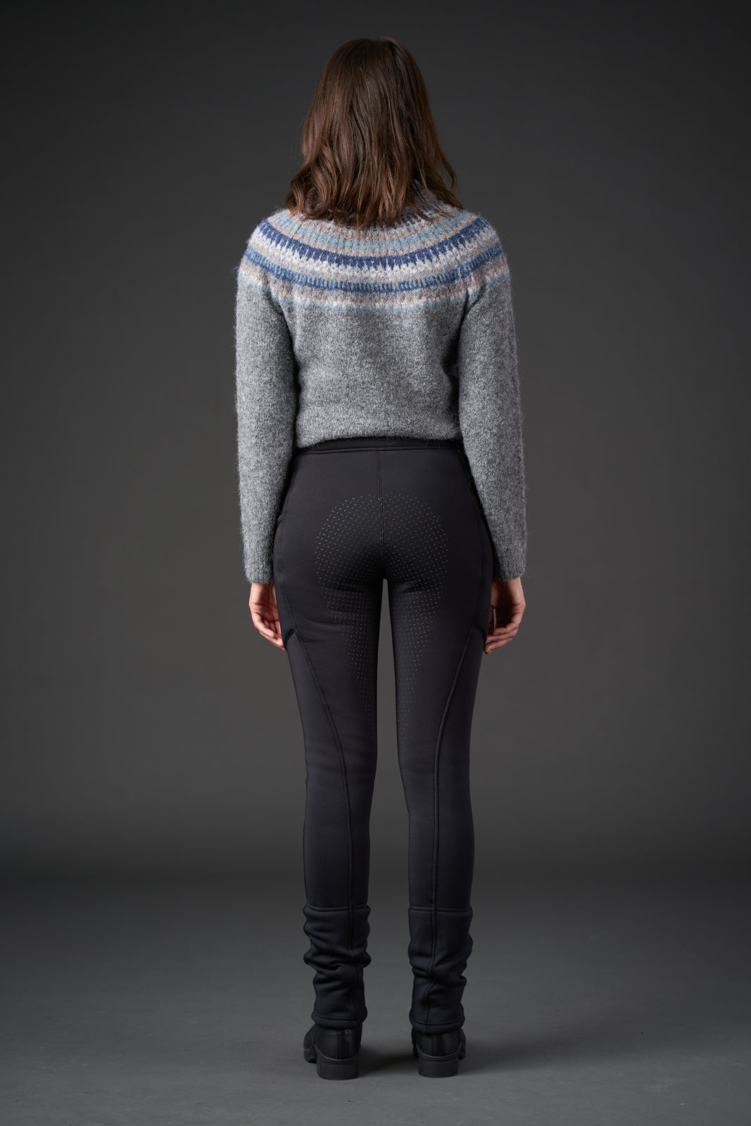 Equipage Austin fleece jodhpur-tights med fullgrip