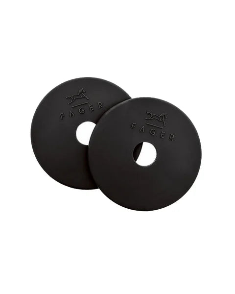 Fager Bidskiver 75 mm sort