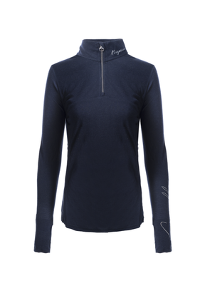 Cavallo-raja-funktions-ridebluse-moerkeblaa