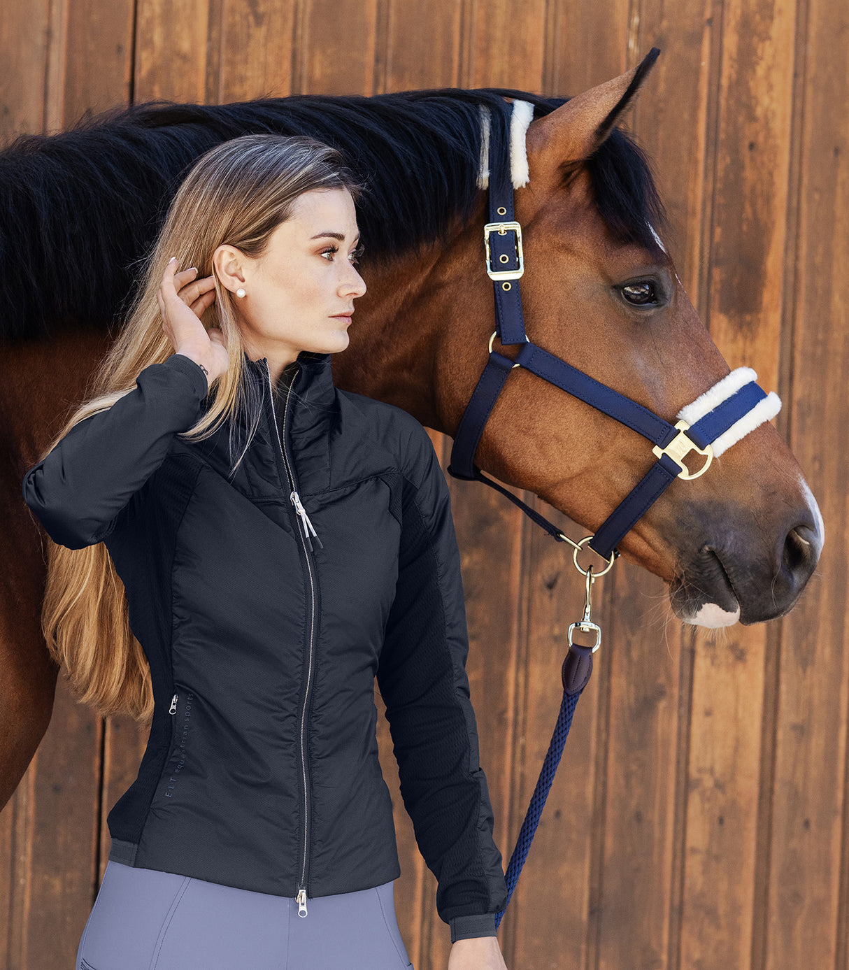 ELT Porto windbreaker jacket, navy