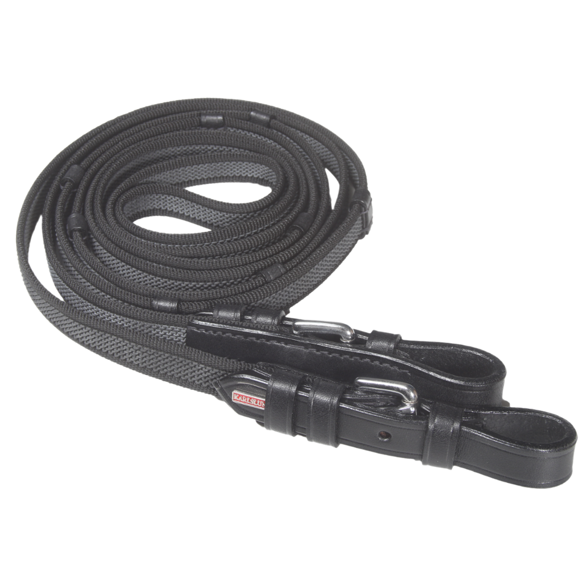 Supergrip tøjle m stoppere og spænder Karlslund