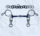 FAGER 2 delt stangbid m lock - Sabina