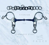 FAGER 2 delt stangbid m lock - Sabina