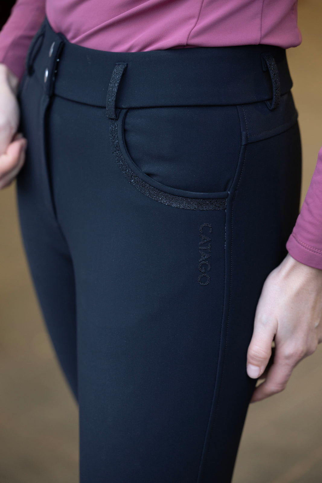 Catago Vancouver coatede vinterridebukser, fullgrip