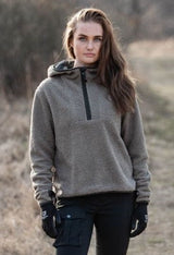 Teddy fleece sweater - beige