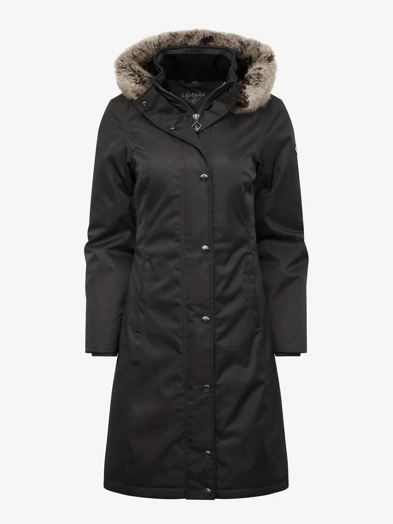 LeMieux Waterproof Long Riding Coat Grey TILBUD