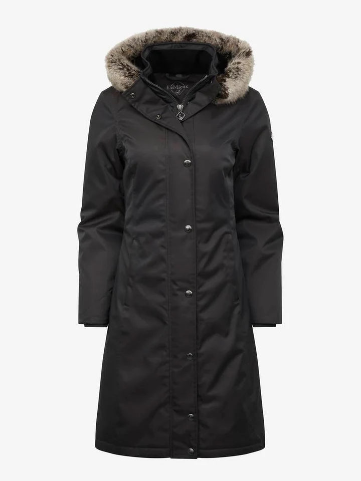 LeMieux Waterproof Long Riding Coat Grey TILBUD