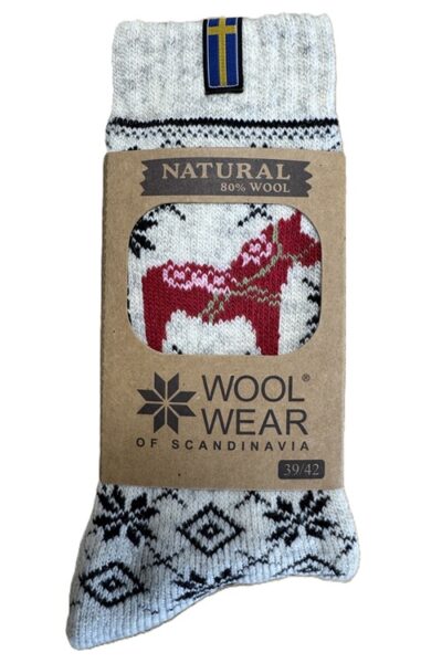 WoolWear Dalahest uldsokker
