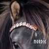Nordic Horse pandebånd Rosegold Leaves