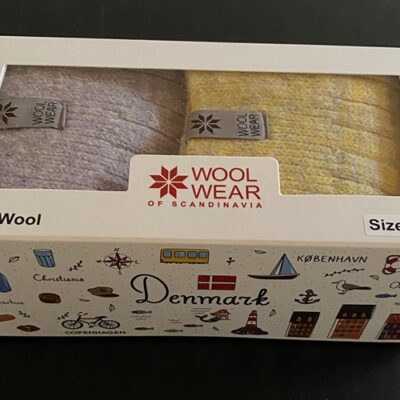Woolware gaveæske med 2 par uldsokker, flere varianter