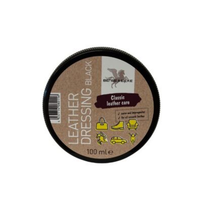 Bense & Eicke sort læderfedt, 100 ml
