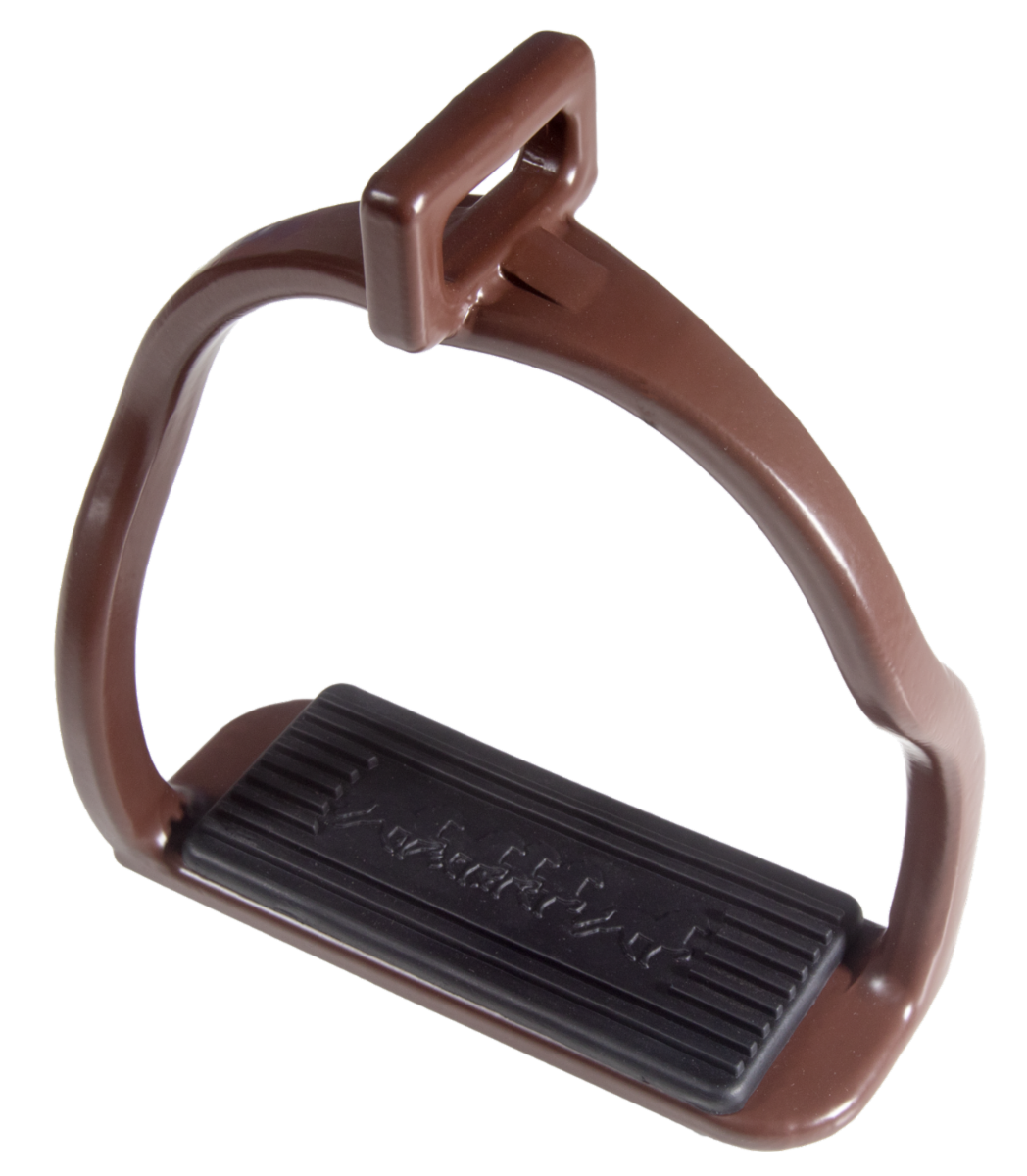 Karlslund Ál stigbøjler, brune