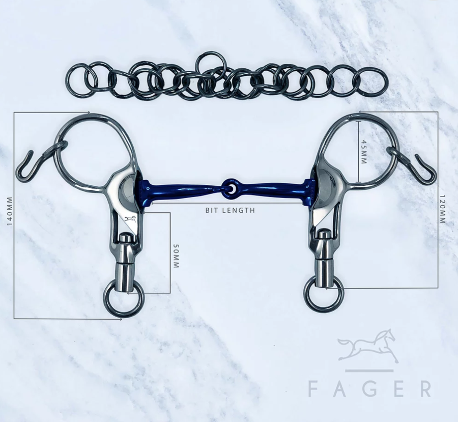 FAGER 2 delt stangbid m lock - Sabina